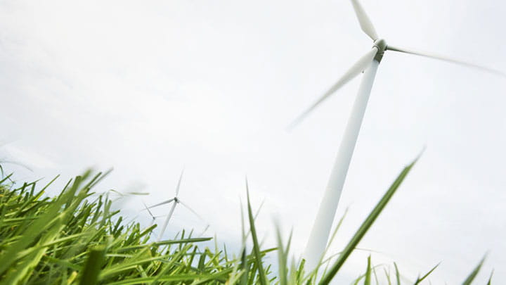 Wind turbines representing renewable energy and sustainability